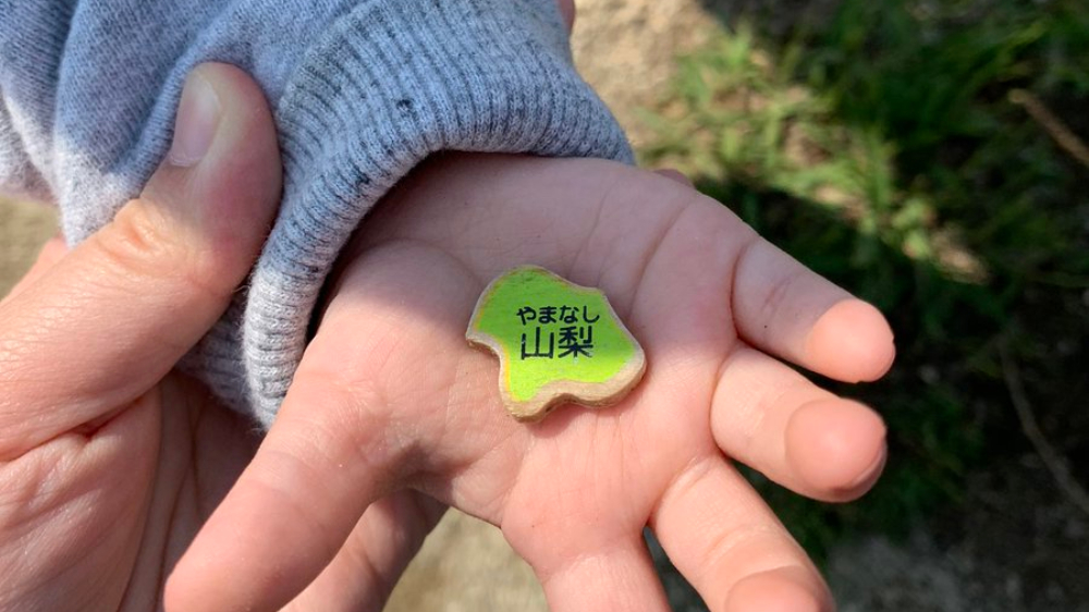 公園で何かを拾って大事に握りしめる息子 ちいさな手の中にあった謎の Amp Quot 山梨 Amp Quot にツイ民ほっこり ひたすらに可愛い ツイナビ